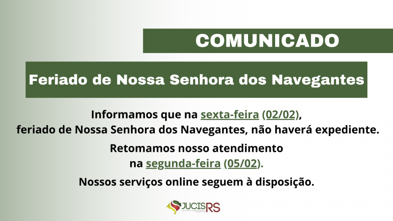 Feriado de Nossa Senhora dos Navegantes