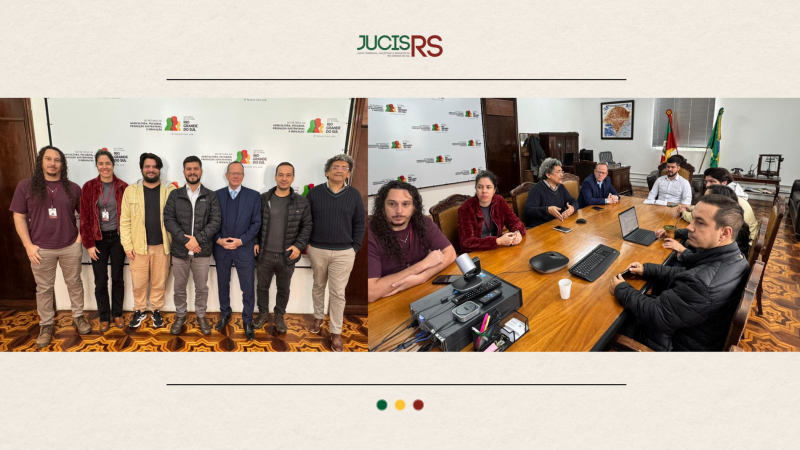 A Junta Comercial, Industrial e Servi&ccedil;os do Rio Grande do Sul (JucisRS), por meio da Rede Nacional para a Simplifica&ccedil;&atilde;o do Registro e da Legaliza&ccedil;&atilde;o de Empresas e Neg&oacute;cios (Redesim), participou na manh&atilde; desta ter&ccedil;a-feira (9) de uma reuni&atilde;o na Secretaria da Agricultura, Pecu&aacute;ria, Produ&ccedil;&atilde;o Sustent&aacute;vel e Irriga&ccedil;&atilde;o (Seapi). 