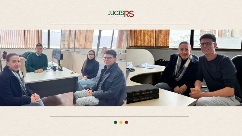 A Junta Comercial, Industrial e Servi&ccedil;os do Rio Grande do Sul (JucisRS) promoveu, na quinta-feira (11), uma visita t&eacute;cnica &agrave; Unidade Desconcentrada de Bento Gon&ccedil;alves, vinculada &agrave; Secretaria Municipal de Desenvolvimento Econ&ocirc;mico.