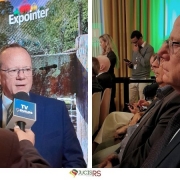 Presidente da JucisRS prestigia lançamento da Expointer e cede entrevista à TV Famurs
