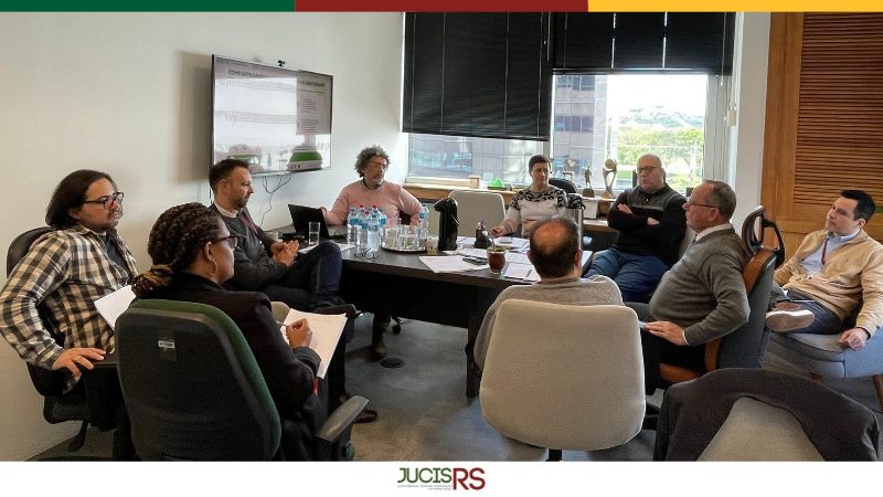 Reuni&atilde;o da Diretoria da JucisRS para alinhamentos institucionais