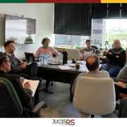 Reuni&atilde;o da Diretoria da JucisRS para alinhamentos institucionais